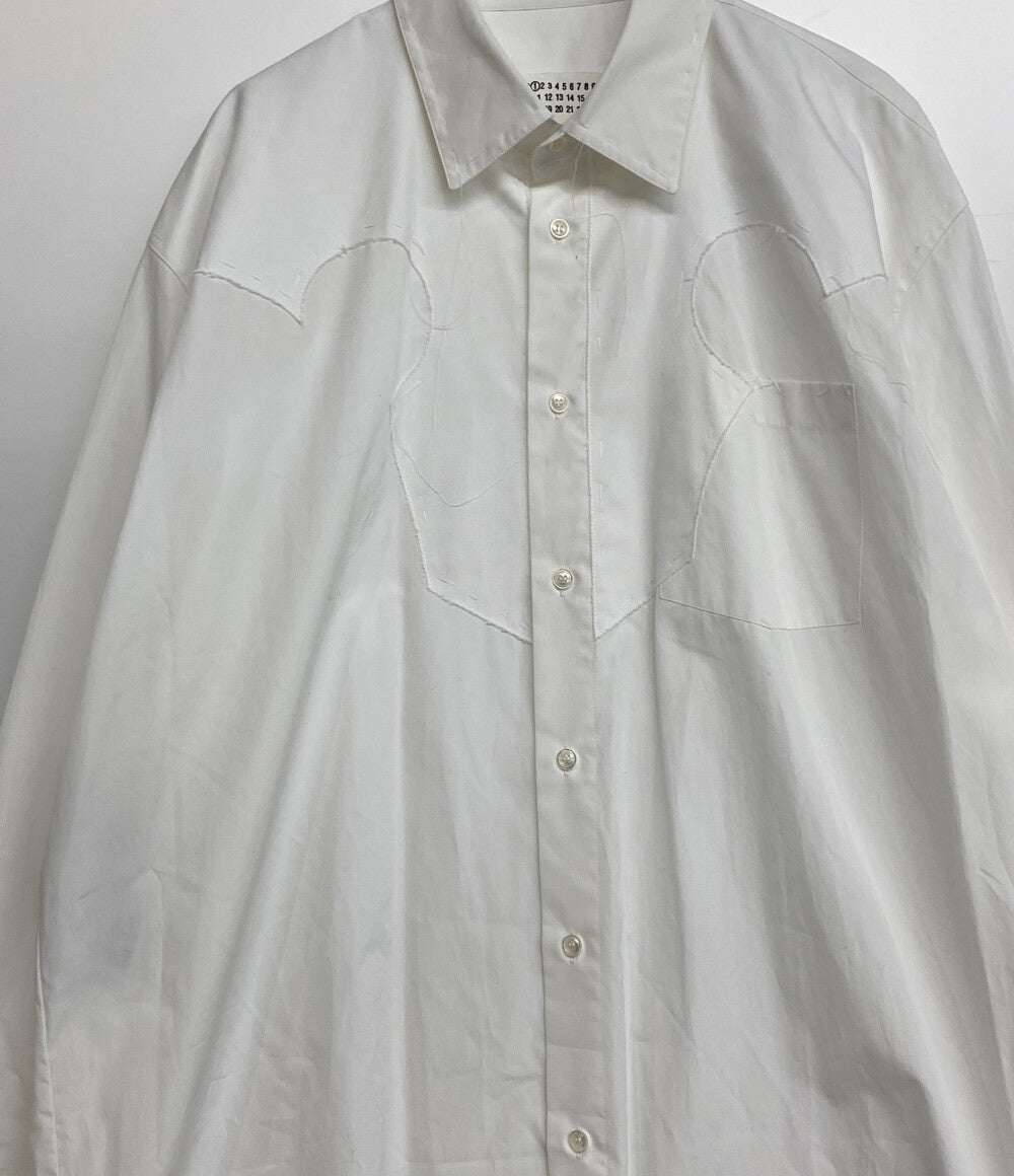 使用少　MM6 Maison Margielaオーバーサイズ シャツドレス　S Maison Margiela オーバーサイズシャツドレス 24SS メンズ SIZE 40