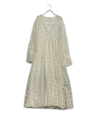 AMERI ワンピース VINTAGE LIKE SHEER FLOWER DRESS レディース SIZE M アメリ