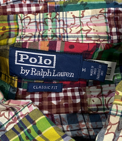 POLO RALPH LAUREN 長袖シャツ Patchwork Oxford Shirt メンズ SIZE M ポロ・ラルフローレン