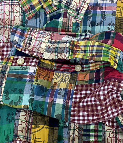 POLO RALPH LAUREN 長袖シャツ Patchwork Oxford Shirt メンズ SIZE M ポロ・ラルフローレン