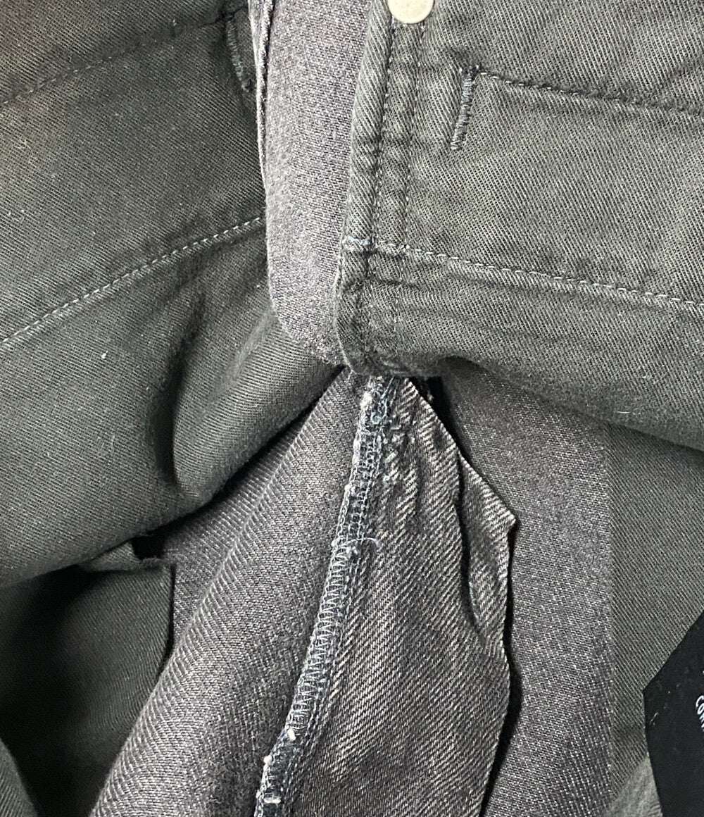 Omar Afridi オマールアフリディ デニムパンツ RIVETED WIDE CROPPED DENIM TROUSERS メンズ SIZE 46