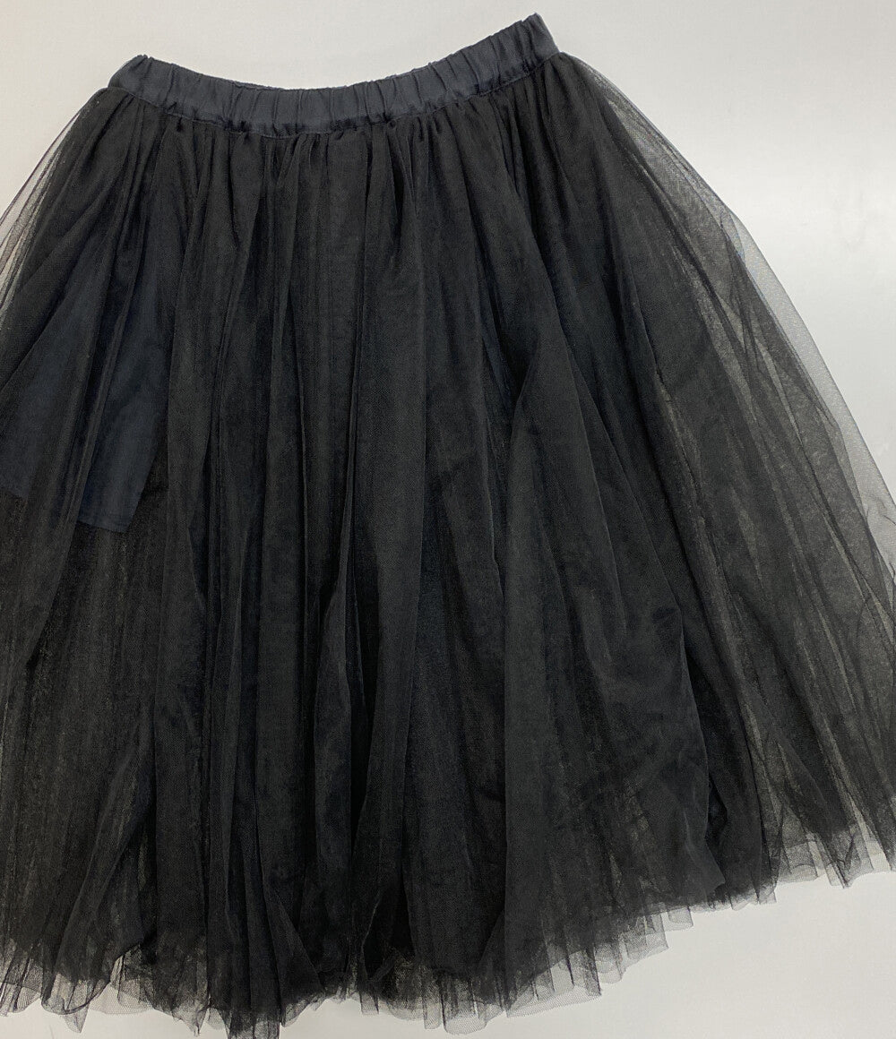 BLACK COMME des GARCONS チュールスカート Volume Tulle Skirt 23SS 1K-S001 レディース SIZE S ブラックコムデギャルソン