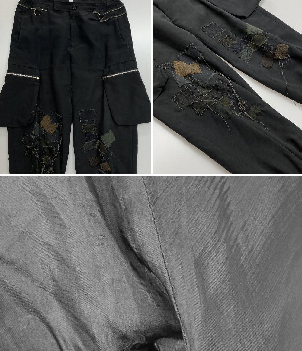 UNDERCOVER カーゴパンツ SCAB期 ブラック パッチワーク メンズ SIZE M