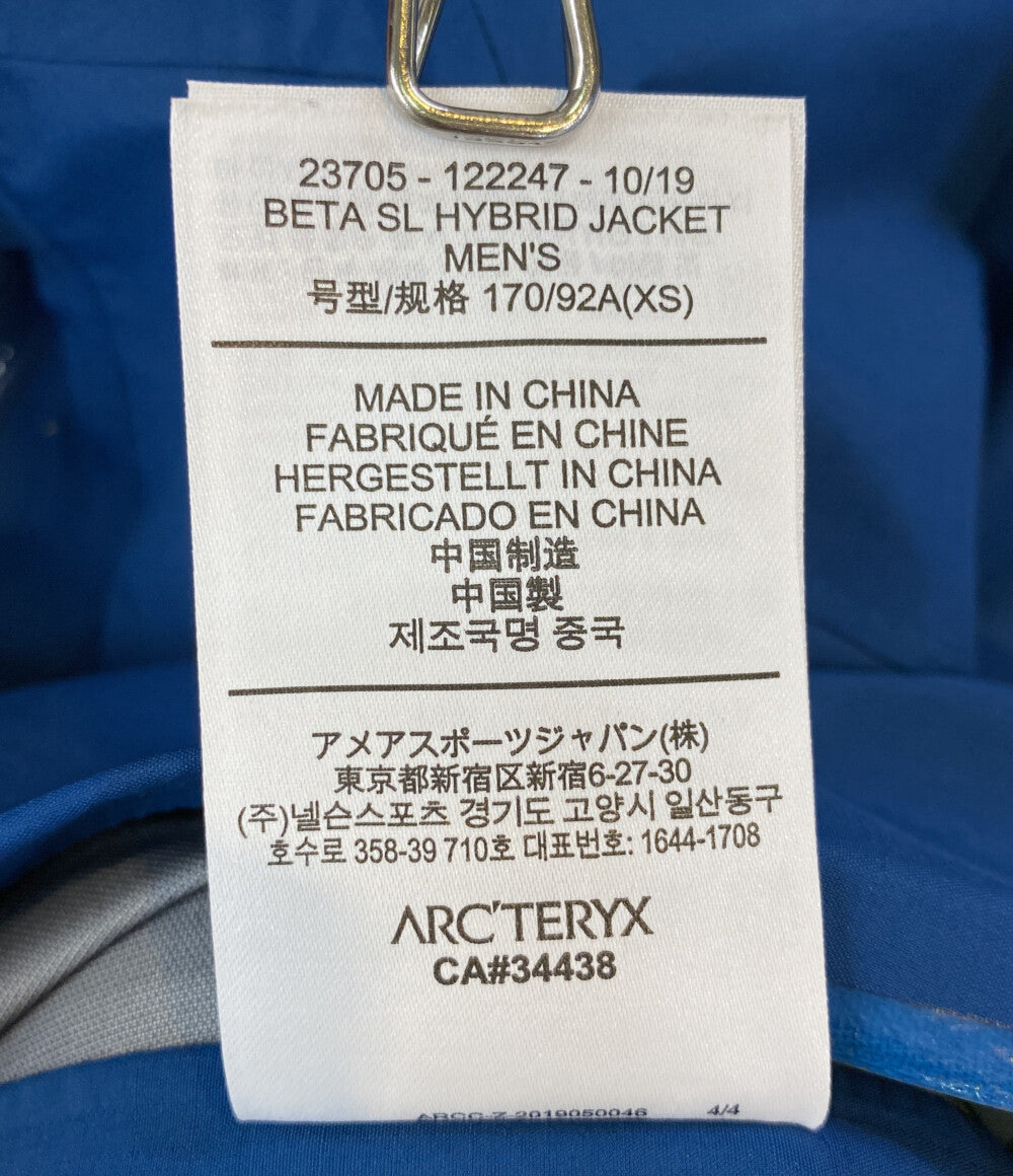 美品 ARC’TERYX ハイブリッドジャケット ゴアテックス 23705-122247 メンズ SIZE XS アークテリクス