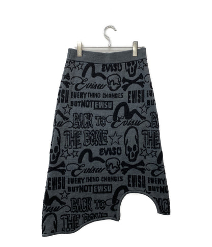 EVISU スカート ジャガード レディース SIZE 25 エヴィス