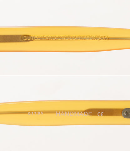 CUTLER AND GROSS カトラーアンドグロス サングラス ブラック×イエロー 0179S レディース