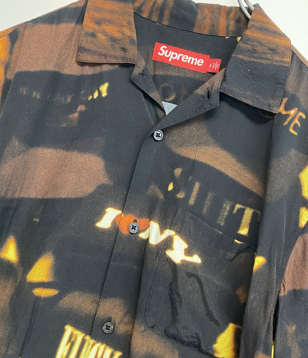 Supreme 半袖シャツ 総柄 Canal St. S S Shirt 2024AW メンズ SIZE S シュプリーム