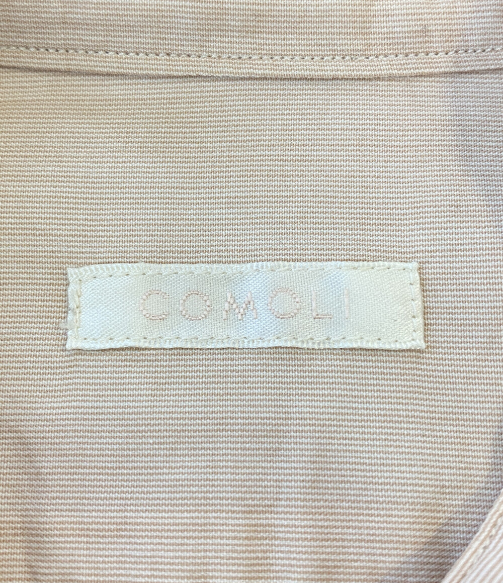 COMOLI コットンシャツ ライトベージュ T01-02005 メンズ SIZE 2 コモリ