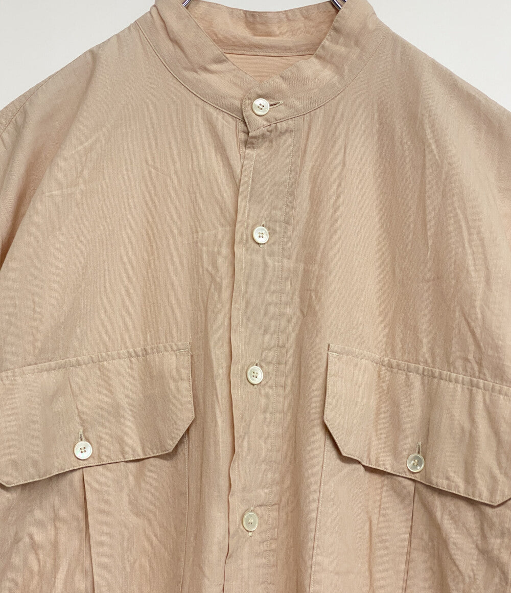 COMOLI コットンシャツ ライトベージュ T01-02005 メンズ SIZE 2 コモリ
