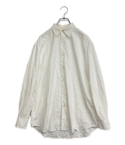 AURALEE 長袖シャツ WRINKLED WASHED FINX TWILL SHIRT 2024SS A24SS04FW メンズ SIZE 1 オーラリー