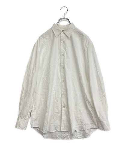 AURALEE 長袖シャツ WRINKLED WASHED FINX TWILL SHIRT 2024SS A24SS04FW メンズ SIZE 1 オーラリー
