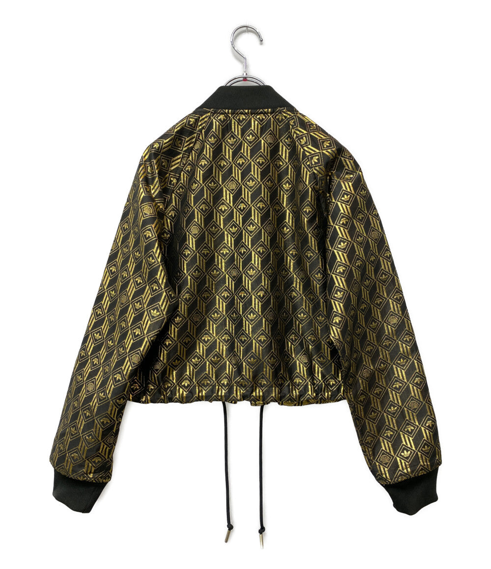 adidas ブルゾン ブラック ゴールド リバーシブル GK1724 レディース SIZE M アディダス