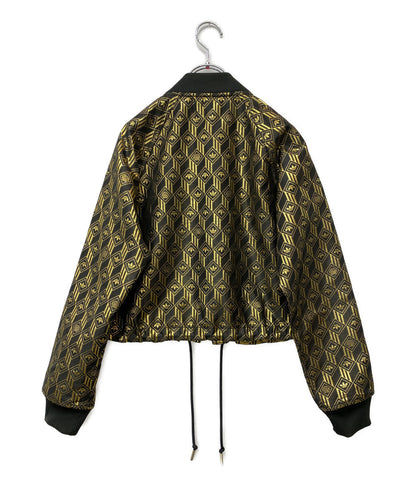 adidas ブルゾン ブラック ゴールド リバーシブル GK1724 レディース SIZE M アディダス