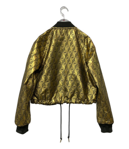adidas ブルゾン ブラック ゴールド リバーシブル GK1724 レディース SIZE M アディダス