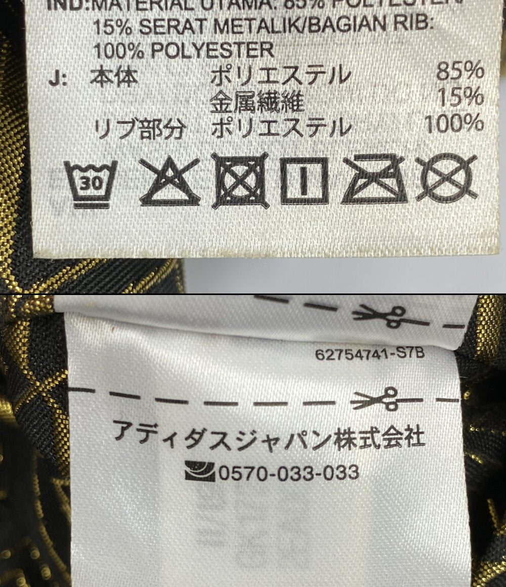 adidas ブルゾン ブラック ゴールド リバーシブル GK1724 レディース SIZE M アディダス