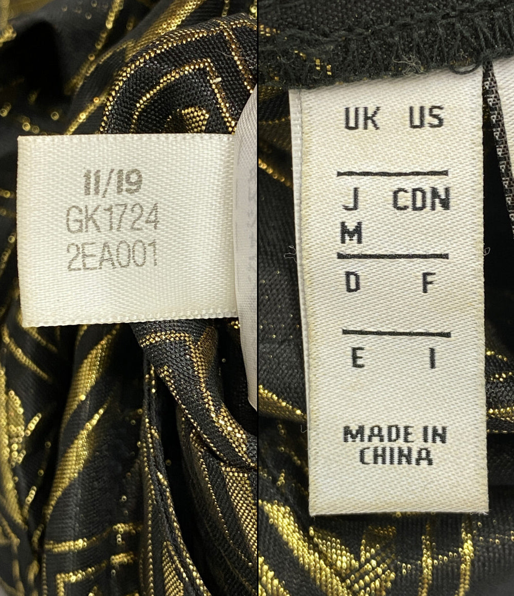 adidas ブルゾン ブラック ゴールド リバーシブル GK1724 レディース SIZE M アディダス