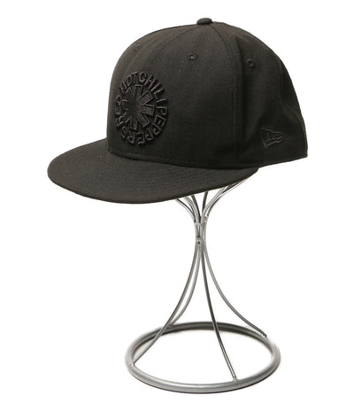 NEW ERA×Red Hot Chili Peppers レッドホットチリペッパーズ キャップ ロゴ ブラック レディース SIZE 7 3/4 ニューエラ