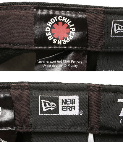 NEW ERA×Red Hot Chili Peppers レッドホットチリペッパーズ キャップ ロゴ ブラック レディース SIZE 7 3/4 ニューエラ