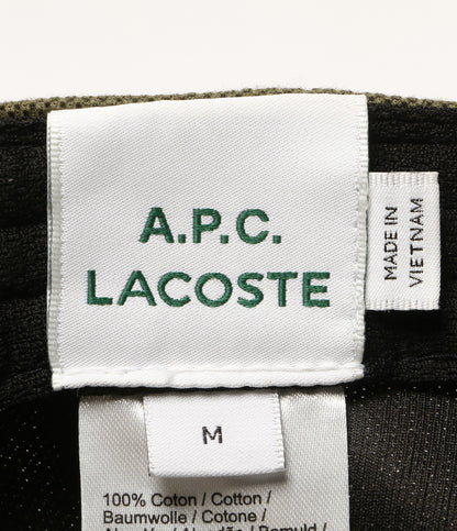 A.P.C.×LACOSTE ラコステ コラボキャップ レディース SIZE M アーペーセー