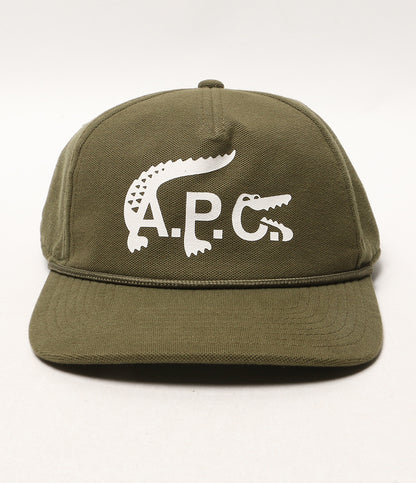 A.P.C.×LACOSTE ラコステ コラボキャップ レディース SIZE M アーペーセー