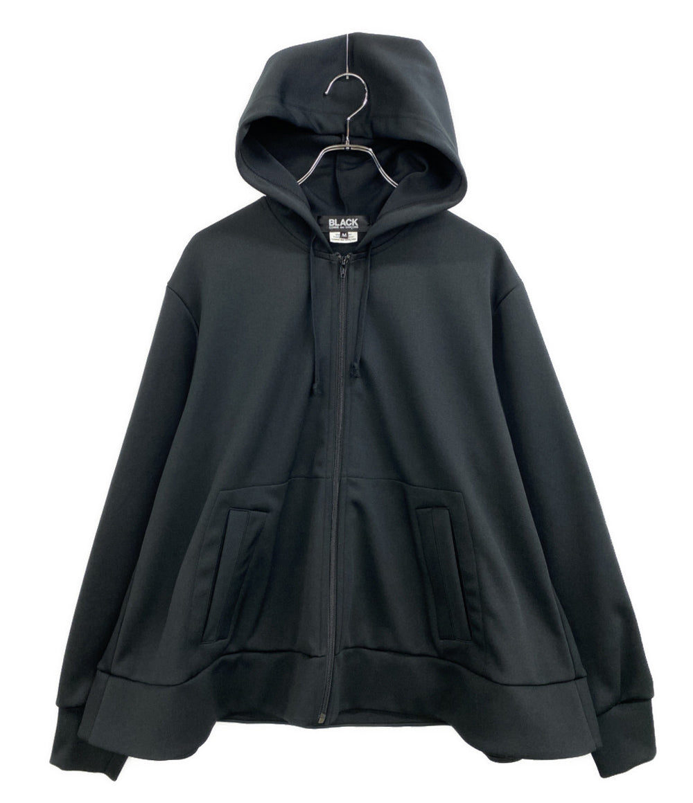 BLACK COMME des GARCONS パーカー エステルジャージーAラインフーディ 2026SS 1Z-T504 メンズ SIZE M ブラックコムデギャルソン