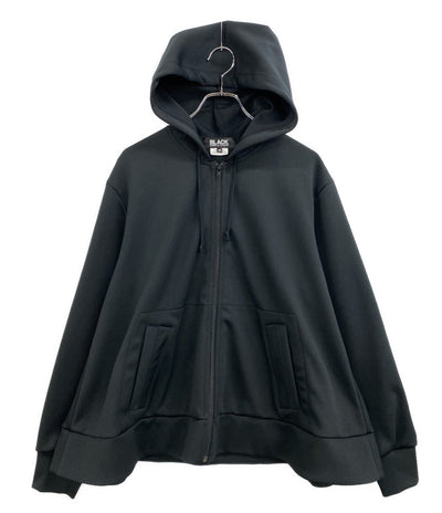 BLACK COMME des GARCONS パーカー エステルジャージーAラインフーディ 2026SS 1Z-T504 メンズ SIZE M ブラックコムデギャルソン