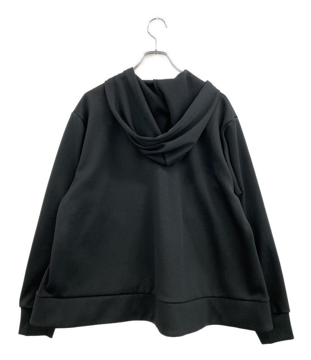 BLACK COMME des GARCONS パーカー エステルジャージーAラインフーディ 2026SS 1Z-T504 メンズ SIZE M ブラックコムデギャルソン