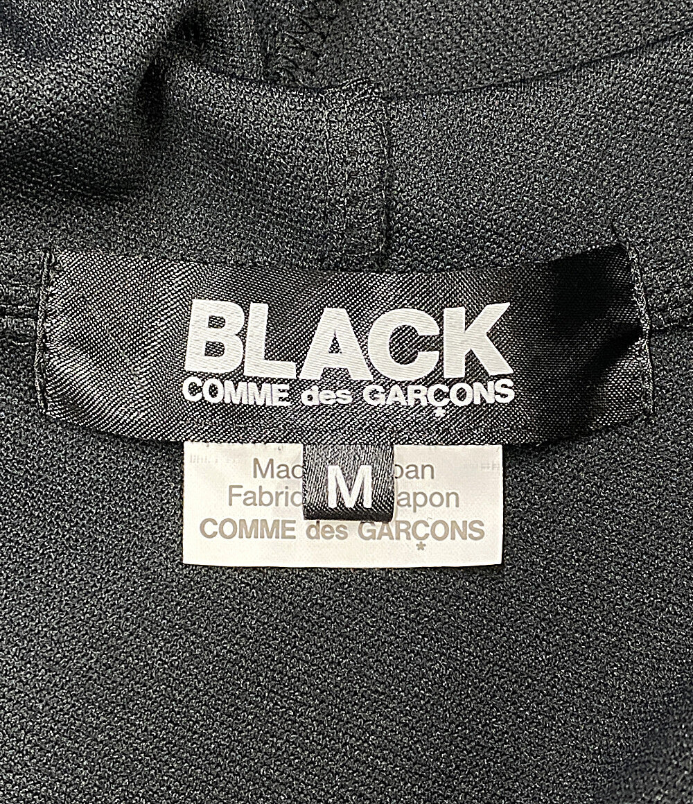 BLACK COMME des GARCONS パーカー エステルジャージーAラインフーディ 2026SS 1Z-T504 メンズ SIZE M ブラックコムデギャルソン