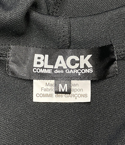 BLACK COMME des GARCONS パーカー エステルジャージーAラインフーディ 2026SS 1Z-T504 メンズ SIZE M ブラックコムデギャルソン