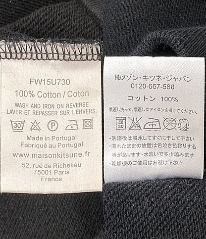 MAISON KITSUNE パーカー フロント刺繍プルオーバーフーディ FW15U730 レディース SIZE M メゾンキツネ