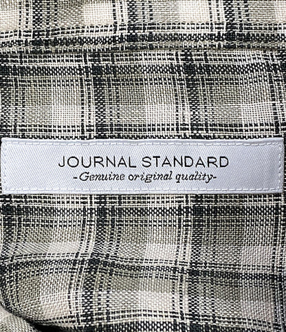 美品 JOURNAL STANDARD 長袖チェックシャツ 26-050-600-2000-1-0 メンズ SIZE S ジャーナルスタンダード