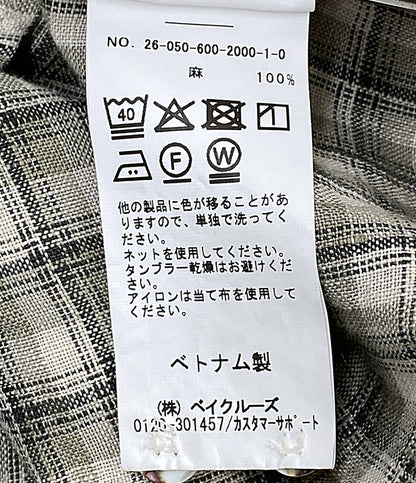 美品 JOURNAL STANDARD 長袖チェックシャツ 26-050-600-2000-1-0 メンズ SIZE S ジャーナルスタンダード