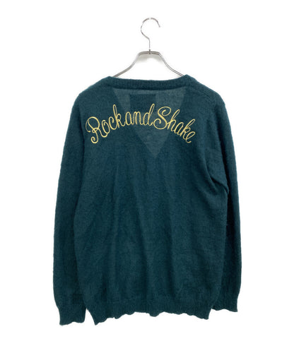 美品 WACKO MARIA モヘアニットカーディガン 2010AW 10AW-KNT-03 メンズ SIZE M ワコマリア
