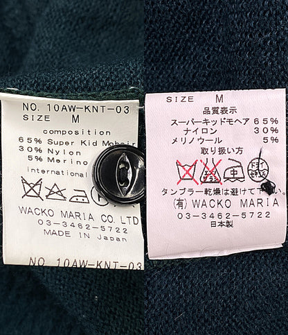 美品 WACKO MARIA モヘアニットカーディガン 2010AW 10AW-KNT-03 メンズ SIZE M ワコマリア