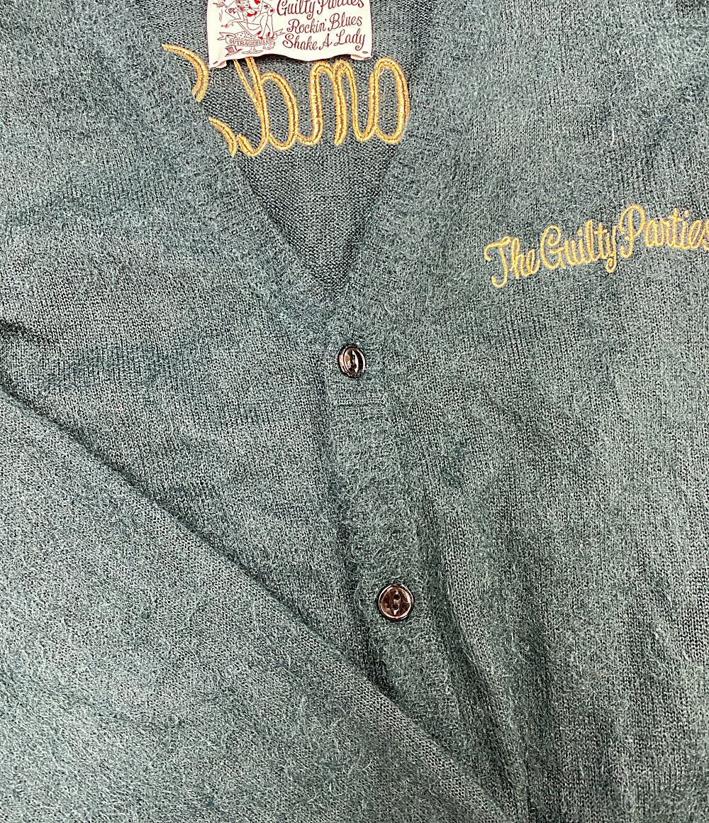 美品 WACKO MARIA モヘアニットカーディガン 2010AW 10AW-KNT-03 メンズ SIZE M ワコマリア