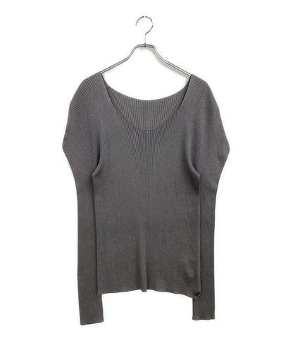 132.5 ISSEY MIYAKE イチ サン ニ ゴ イッセイ ミヤケ Vネックニット IL51KN712 レディース SIZE 2