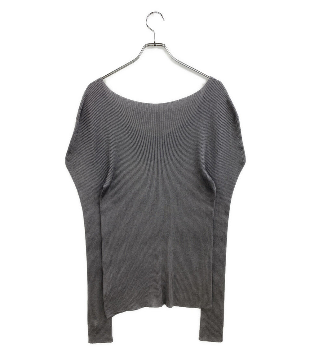 132.5 ISSEY MIYAKE イチ サン ニ ゴ イッセイ ミヤケ Vネックニット IL51KN712 レディース SIZE 2