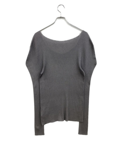 132.5 ISSEY MIYAKE イチ サン ニ ゴ イッセイ ミヤケ Vネックニット IL51KN712 レディース SIZE 2