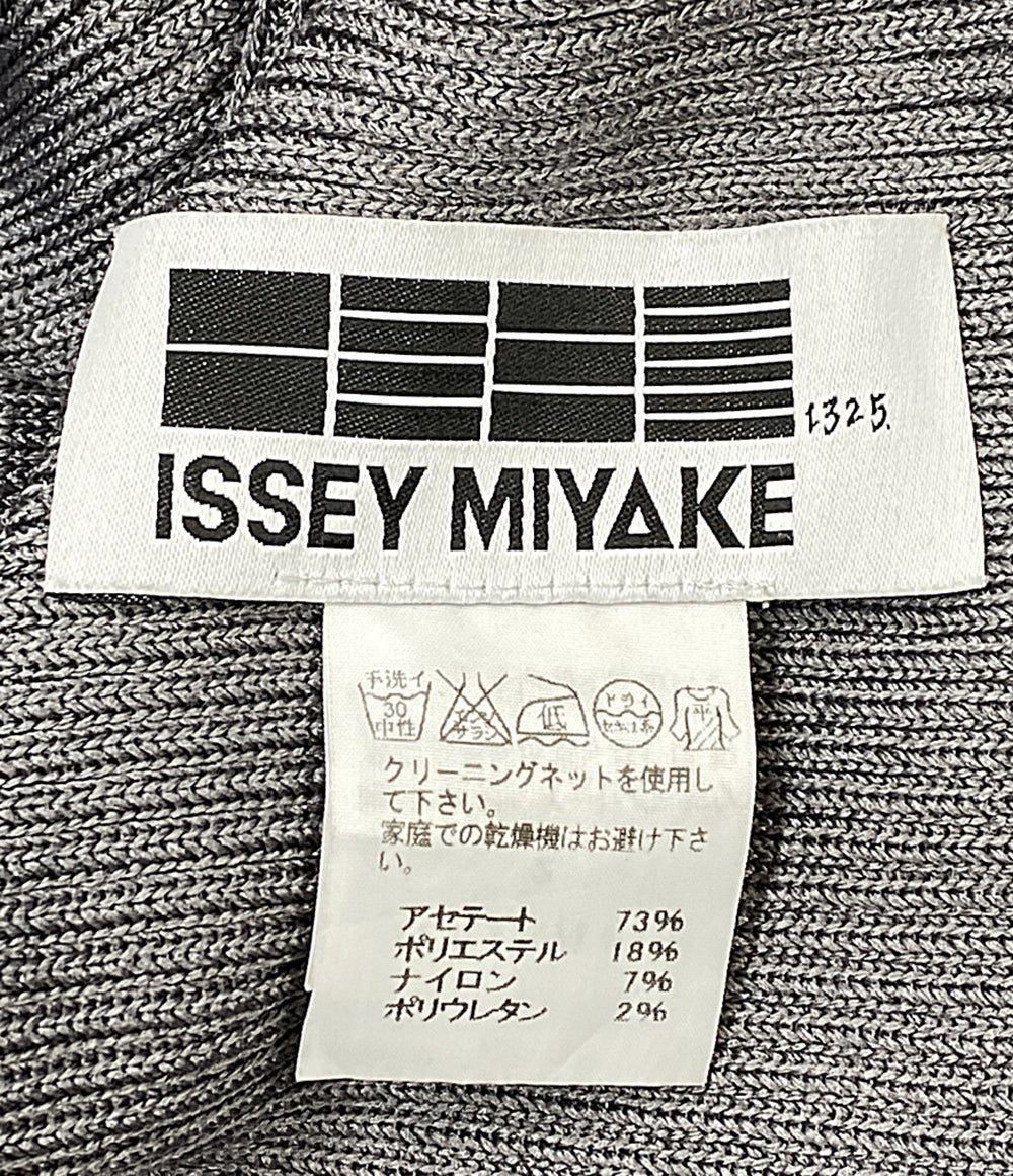 132.5 ISSEY MIYAKE イチ サン ニ ゴ イッセイ ミヤケ Vネックニット IL51KN712 レディース SIZE 2