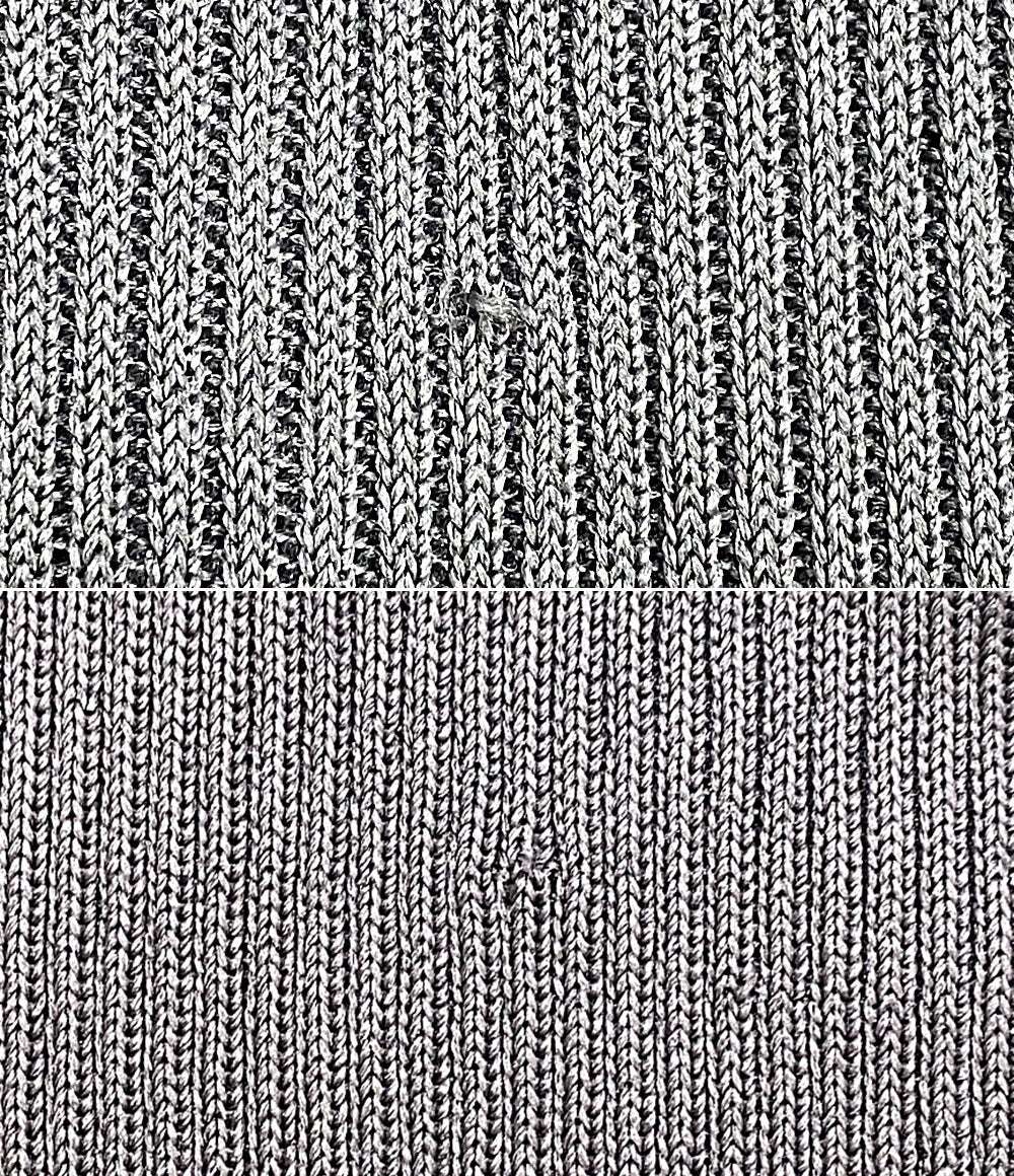 132.5 ISSEY MIYAKE イチ サン ニ ゴ イッセイ ミヤケ Vネックニット IL51KN712 レディース SIZE 2