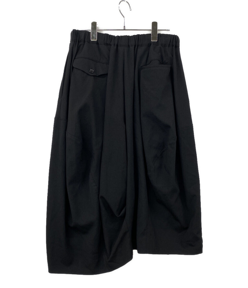 BLACK COMME des GARCONS ドーナツパンツ Wool Gabardine Donut Pants 25SS 1O-P002 メンズ SIZE S ブラックコムデギャルソン
