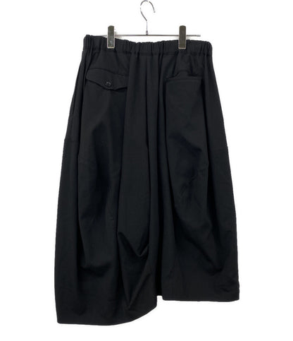 BLACK COMME des GARCONS ドーナツパンツ Wool Gabardine Donut Pants 25SS 1O-P002 メンズ SIZE S ブラックコムデギャルソン