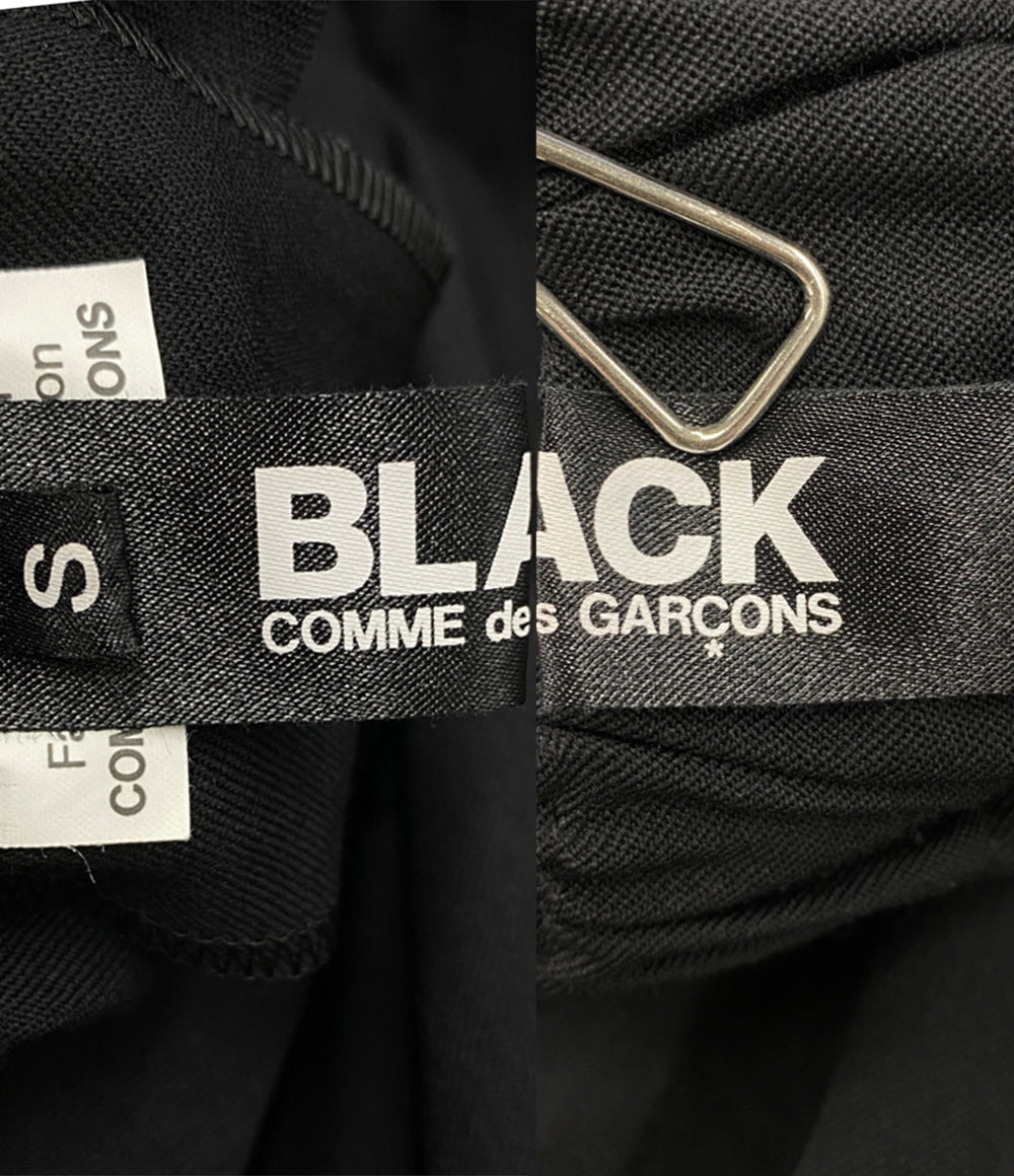 BLACK COMME des GARCONS ドーナツパンツ Wool Gabardine Donut Pants 25SS 1O-P002 メンズ SIZE S ブラックコムデギャルソン