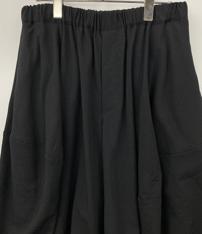 BLACK COMME des GARCONS ドーナツパンツ Wool Gabardine Donut Pants 25SS 1O-P002 メンズ SIZE S ブラックコムデギャルソン