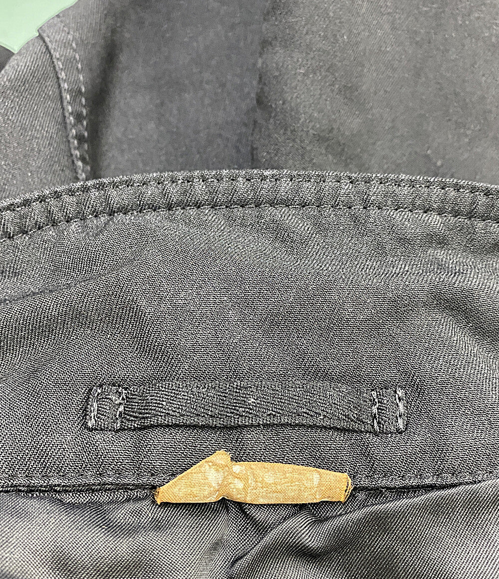 COMME des GARCONS HOMME DEUX テーラードジャケット ブラック ジップ ピークドラペル 17SS DS-J047 メンズ SIZE XS コムデギャルソンオムドゥ