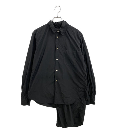 COMME des GARCONS HOMME PLUS 長袖シャツ 再構築レイヤードLSシャツ 2019AW PD-B018 メンズ SIZE S コムデギャルソンオムプリュス