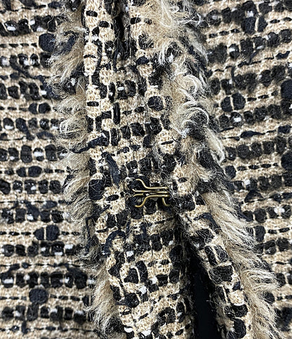 23区 ノーカラージャケット LINTON社 20周年記念 ツイード レディース SIZE 36 ニジュウサンク