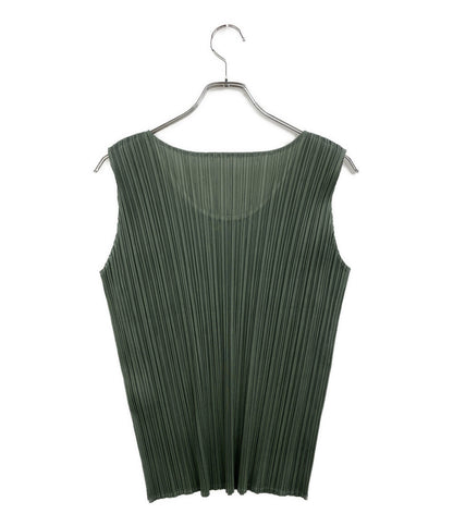 美品 ISSEY MIYAKE スリーブレスカットソー PP05-JK600 レディース SIZE M イッセイミヤケ