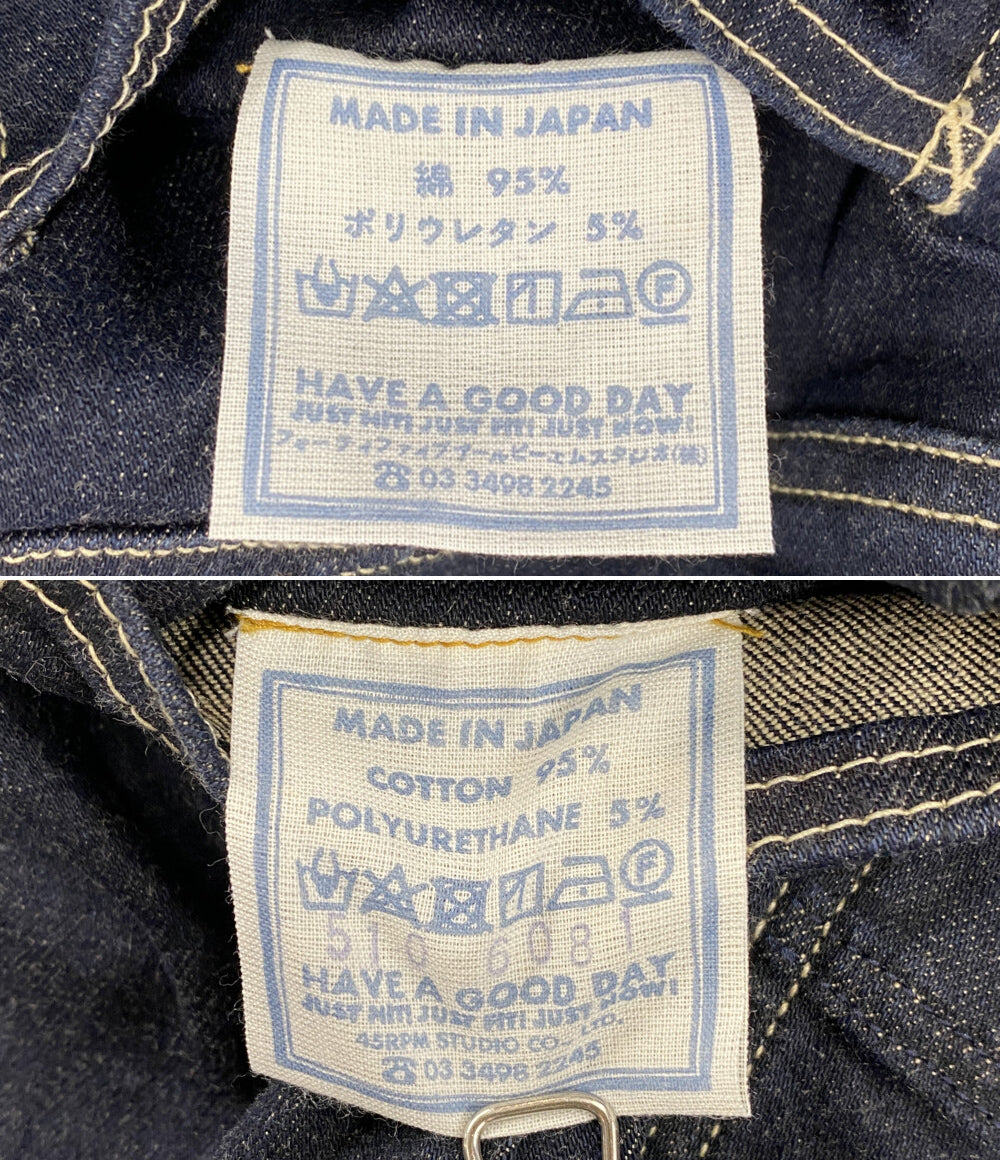 45R パンツ ツイードデニムストレッチの桃比女 レディース SIZE - フォーティファイブアールピーエム