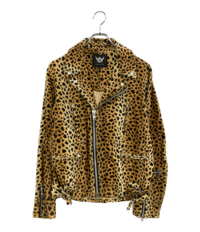 666 トリプルシックス ジャケット レオパードライダース レディース SIZE M